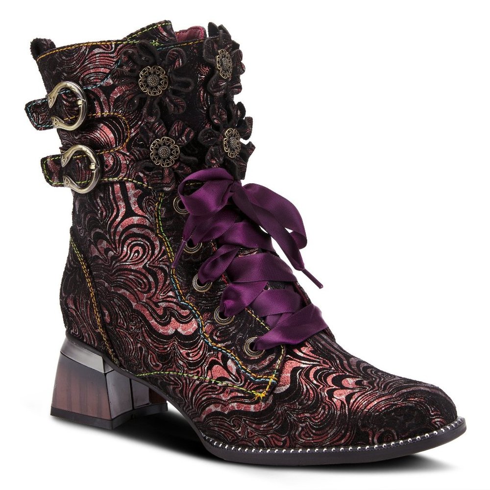 L'ARTISTE ORIGINALA BOOTS Purple - Picture 1 of 7